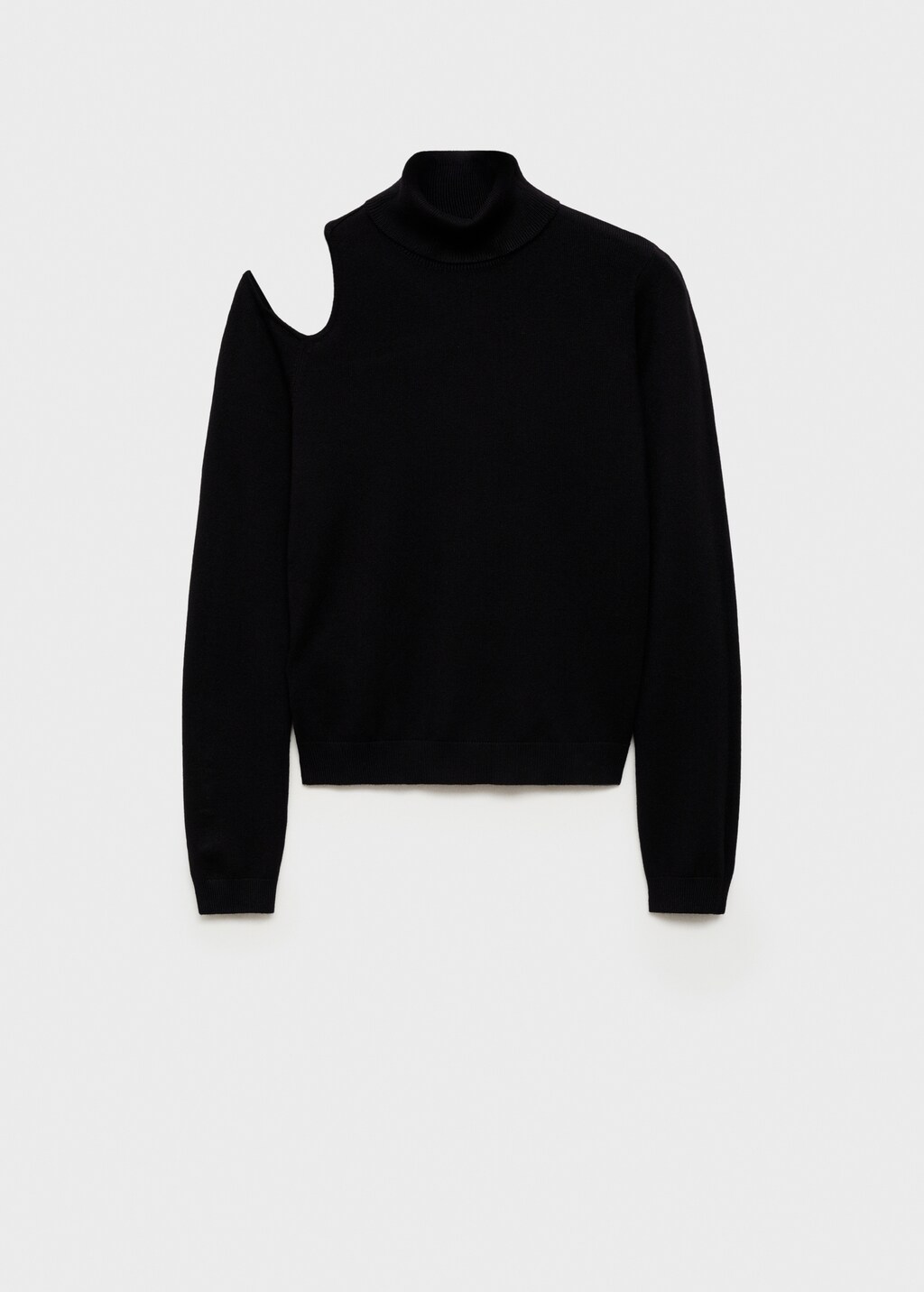 Asymmetrical sweater with shoulder opening 7 Asymmetrical sweater with shoulder opening