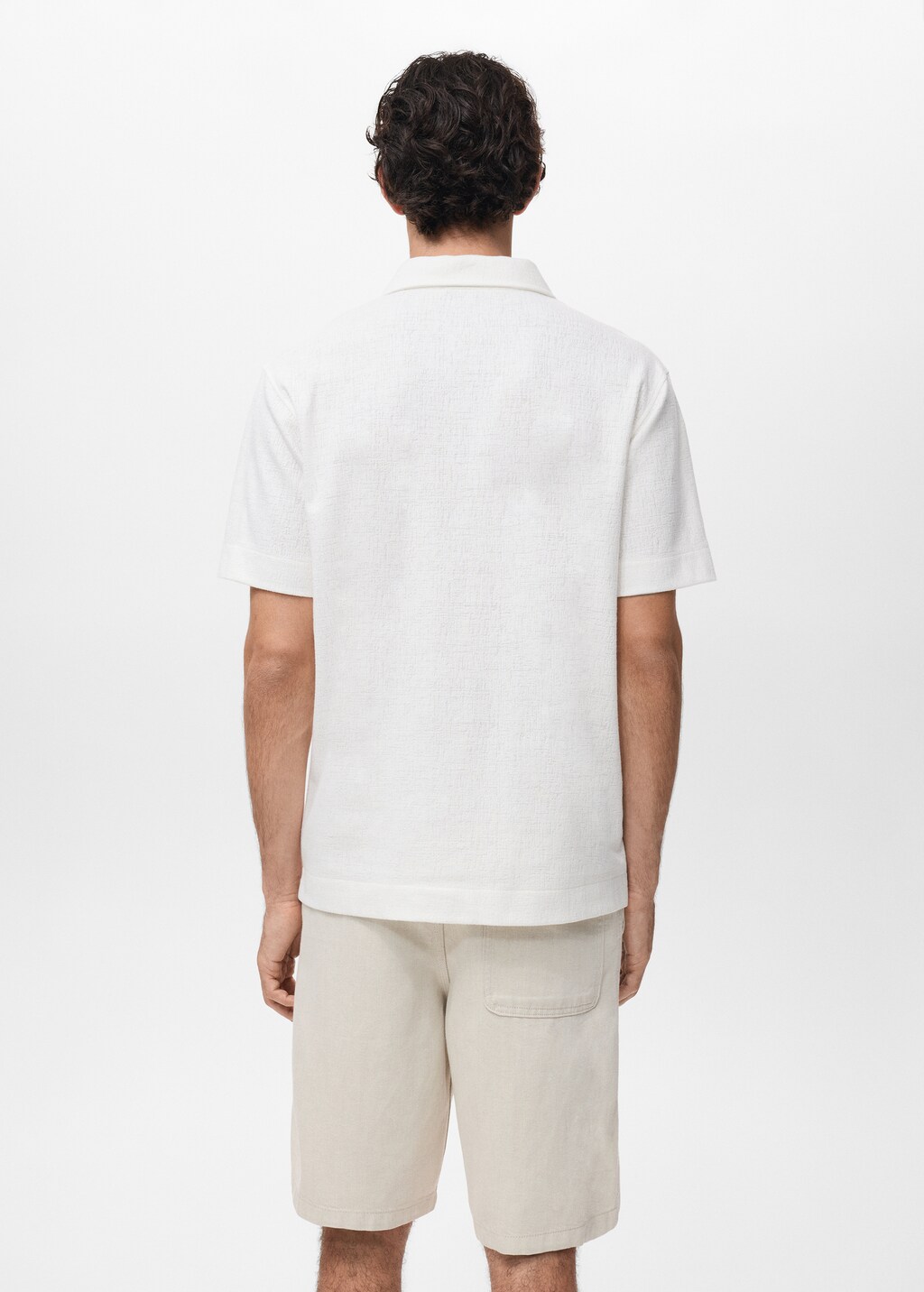 Structured knitted polo shirt 4 Structured knitted polo shirt