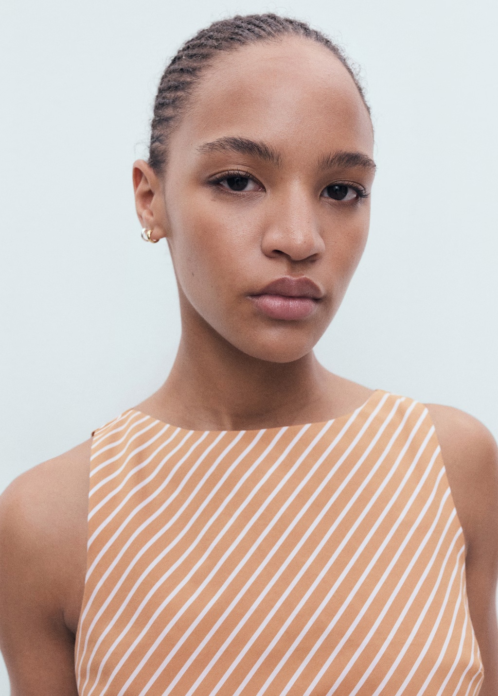 Asymmetrical striped cotton top 5 Asymmetrical striped cotton top