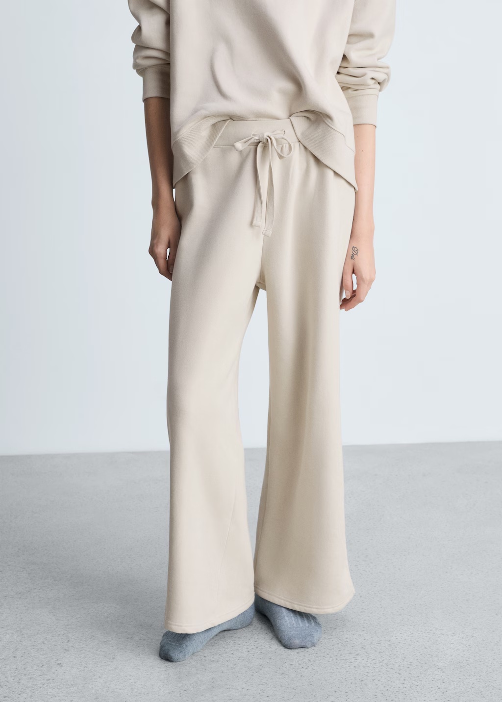 Cotton plush pants