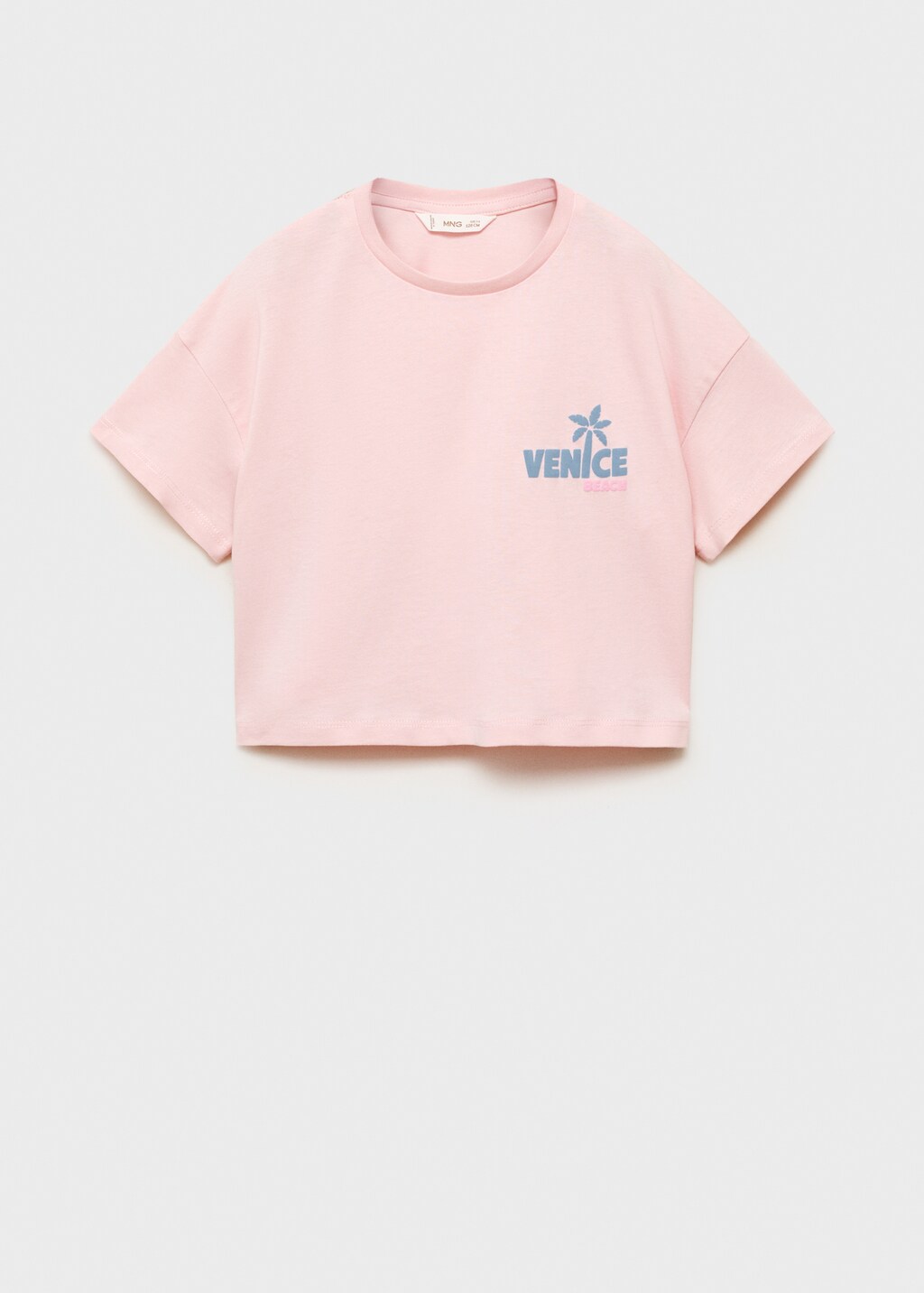 Embossed cotton t-shirt