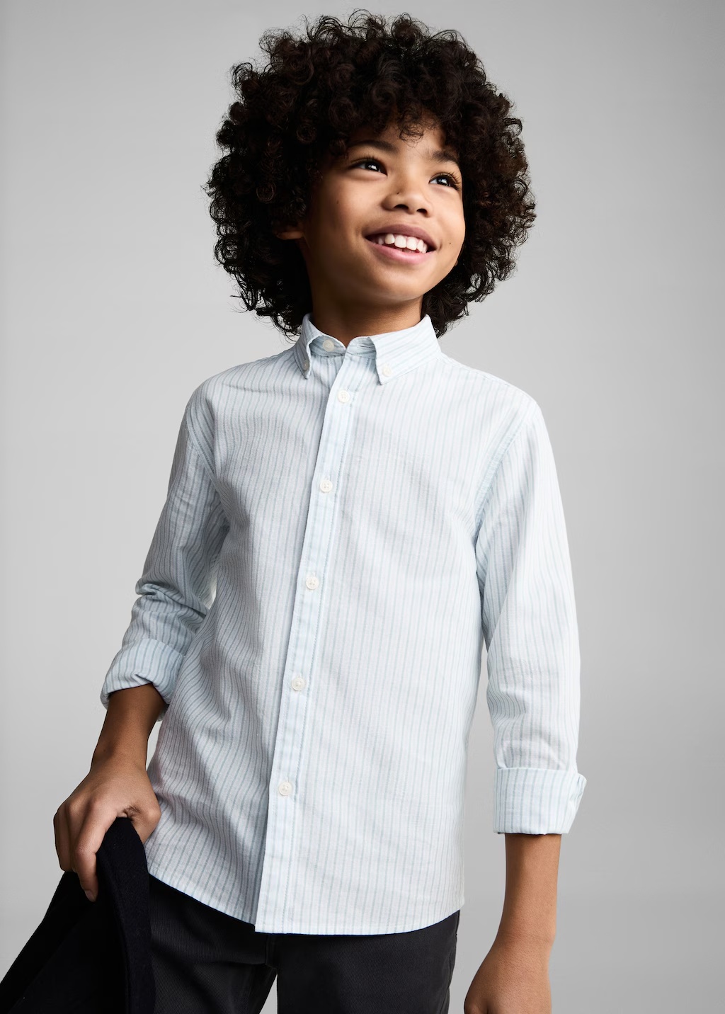 100% cotton Oxford striped shirt