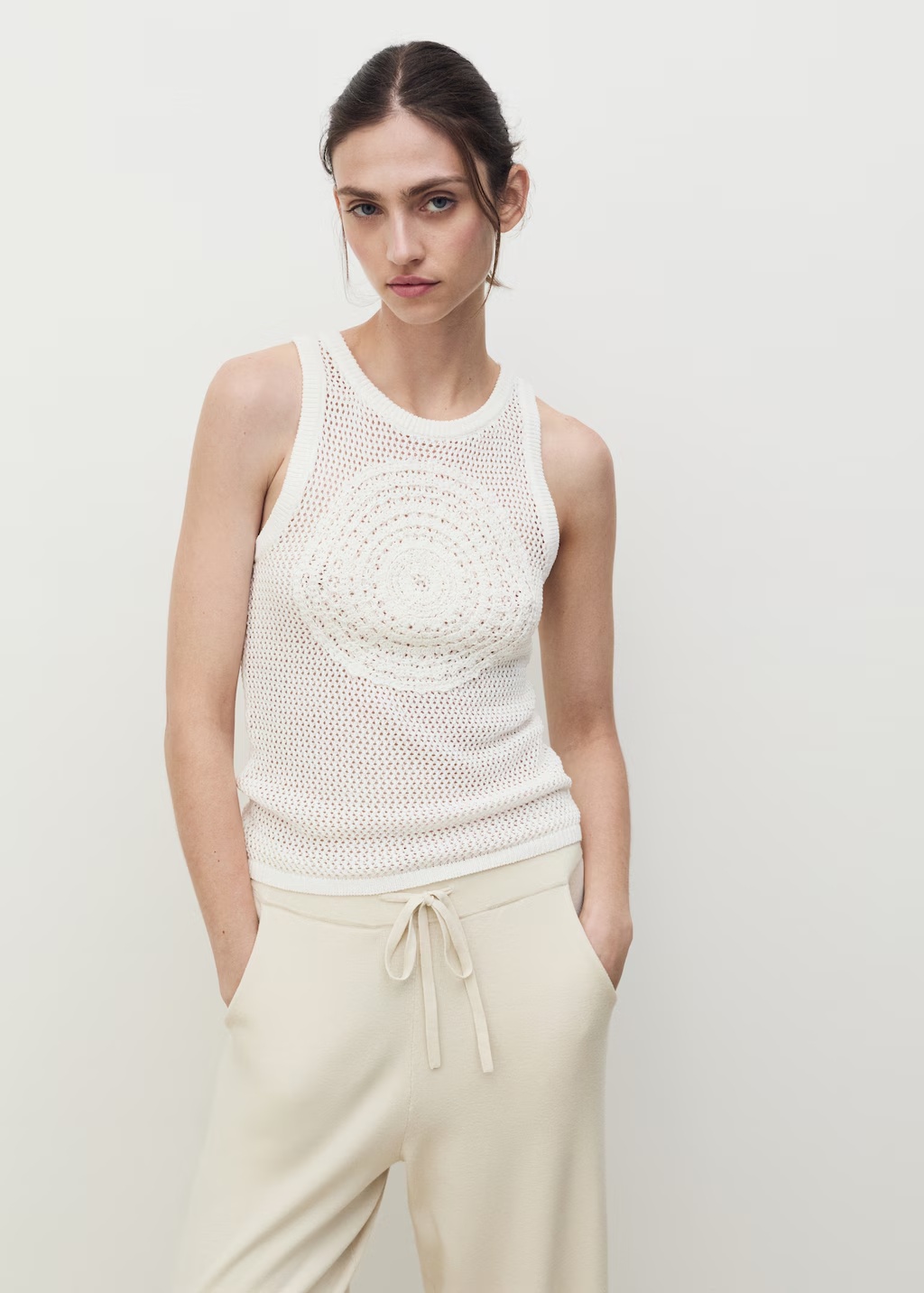 Cotton crochet top