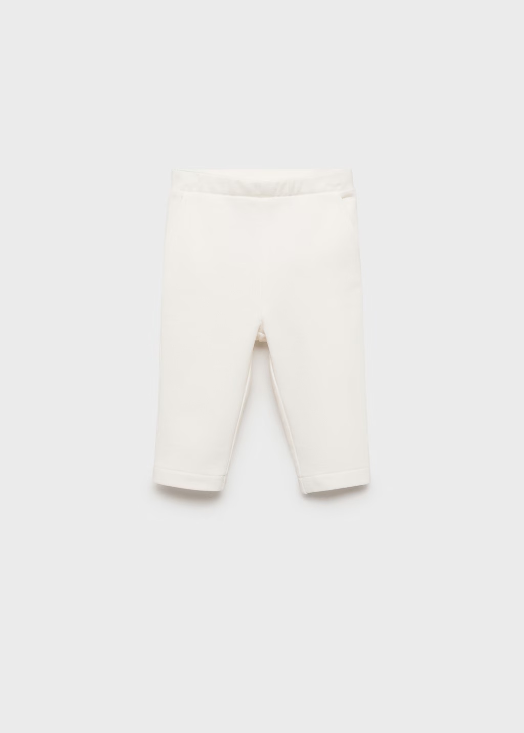 Knit jogger-style pants