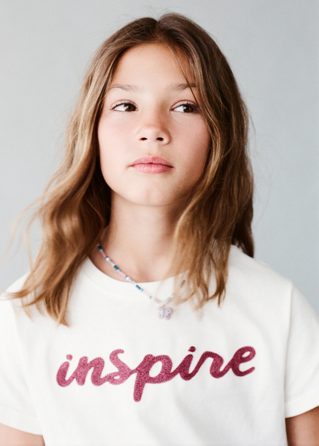Embroidered cotton T-shirt