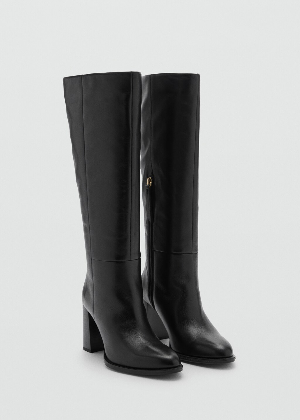 High heel leather boot 3 High heel leather boot