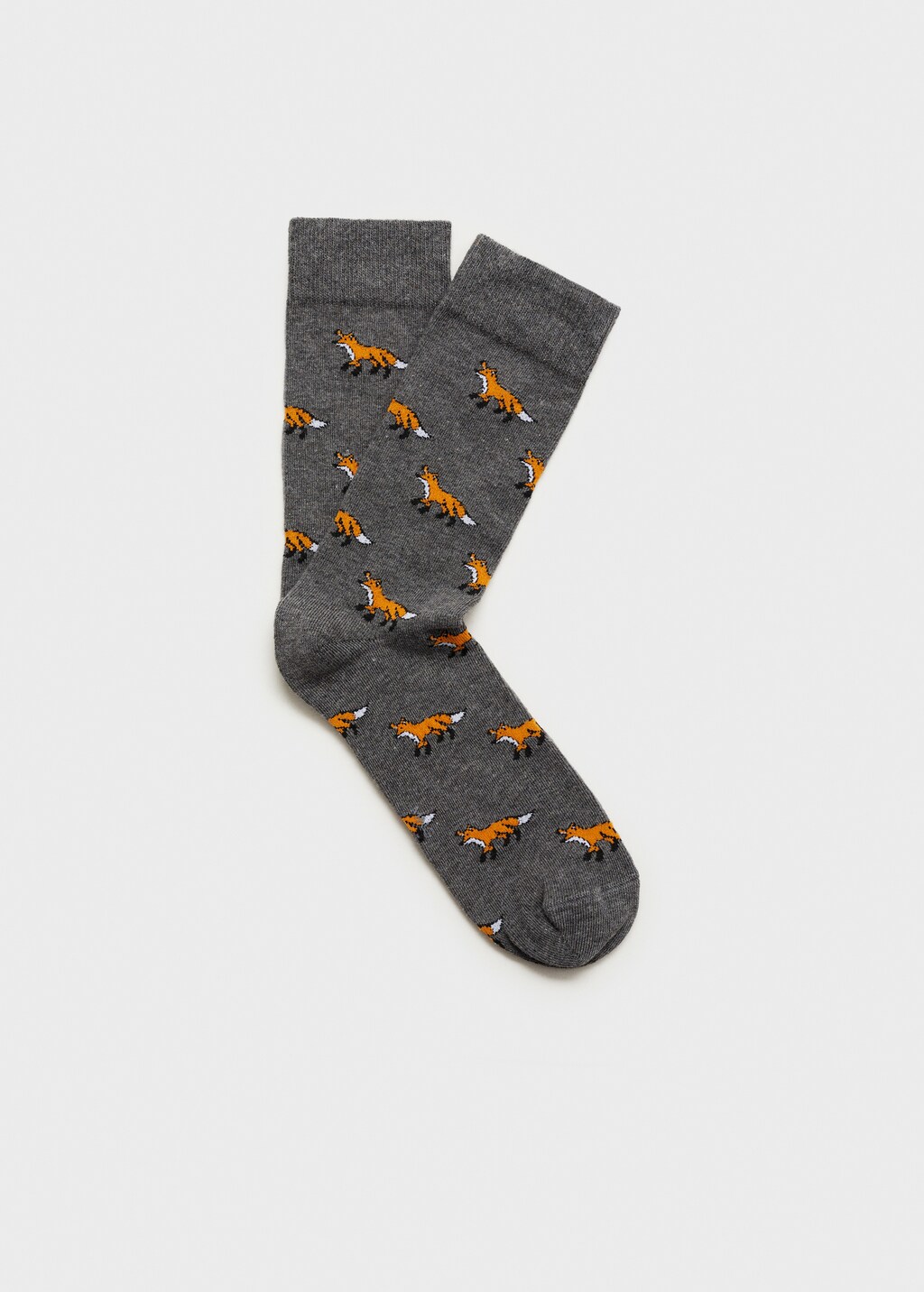 Animal print cotton socks