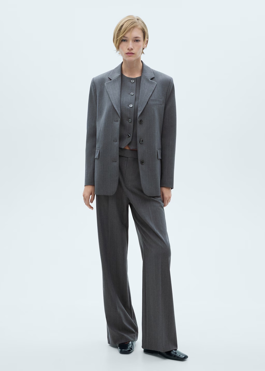 Pinstripe suit trousers 3 Pinstripe suit trousers