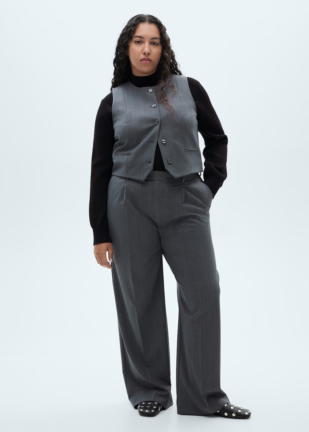 Pinstripe suit trousers 6 Pinstripe suit trousers
