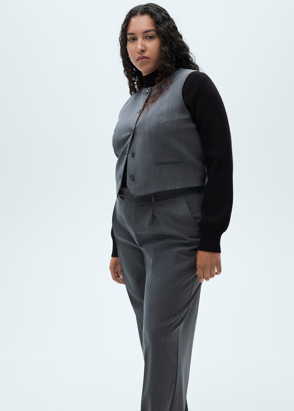 Pinstripe suit trousers 8 Pinstripe suit trousers