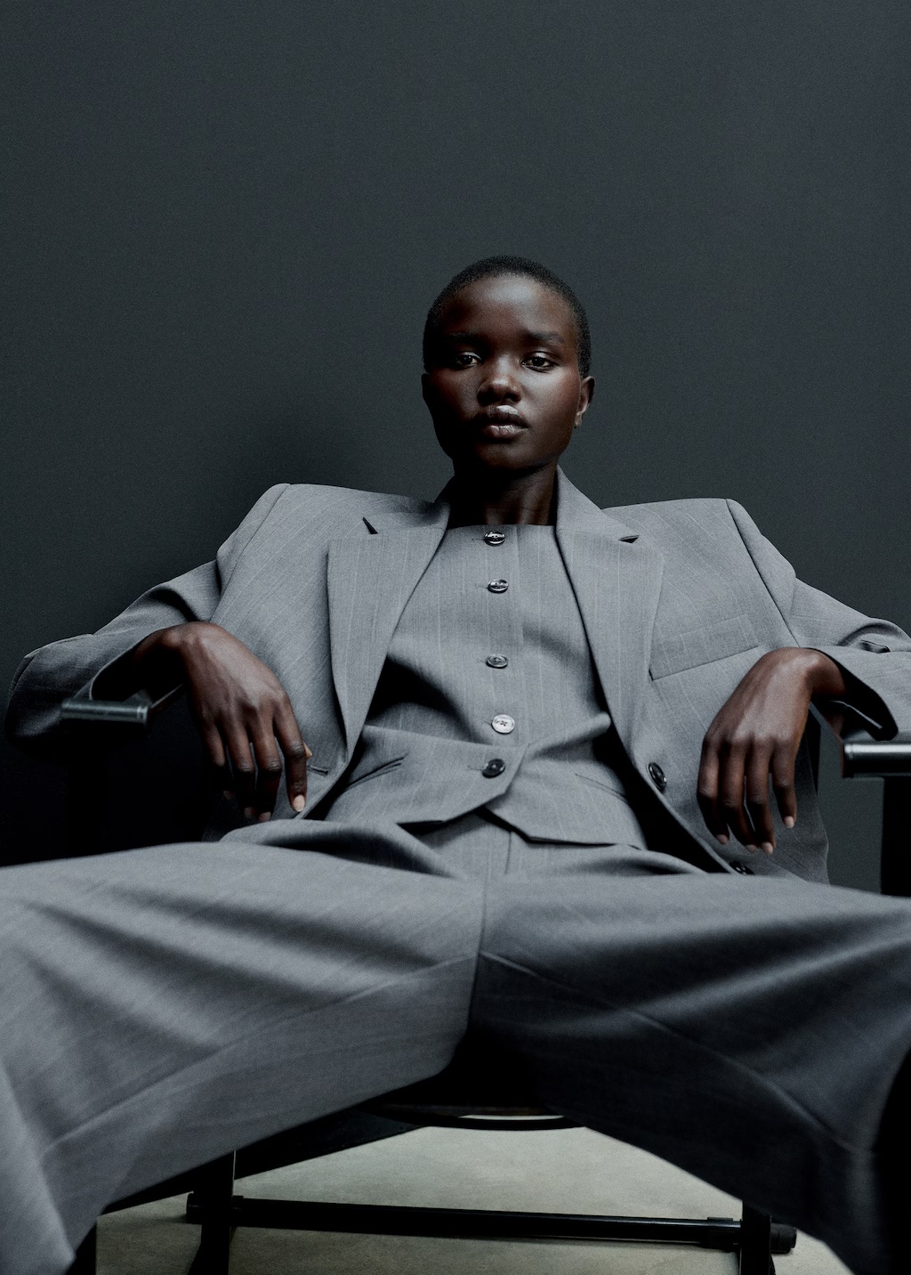 Pinstripe suit trousers 9 Pinstripe suit trousers