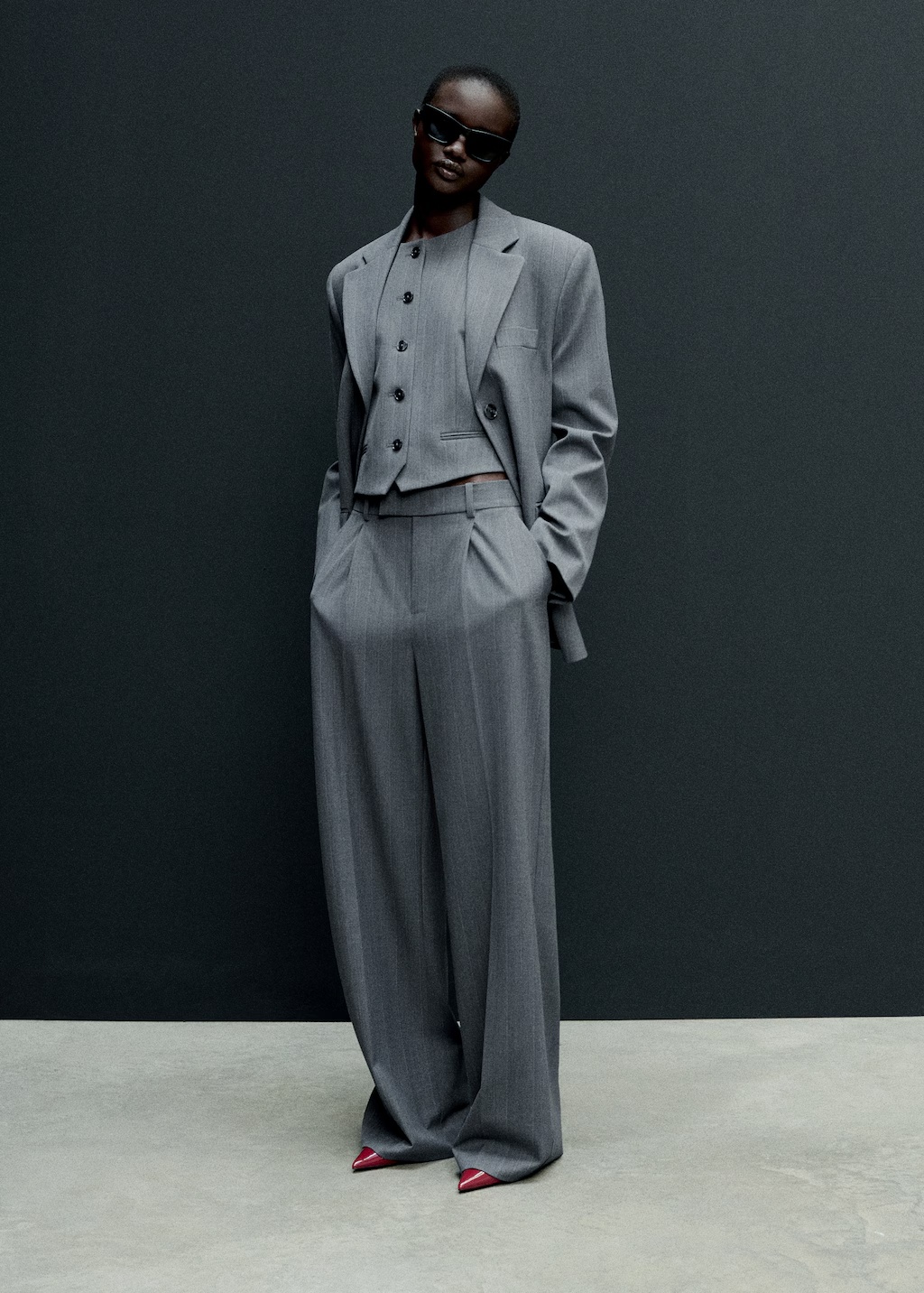 Pinstripe suit trousers 10 Pinstripe suit trousers