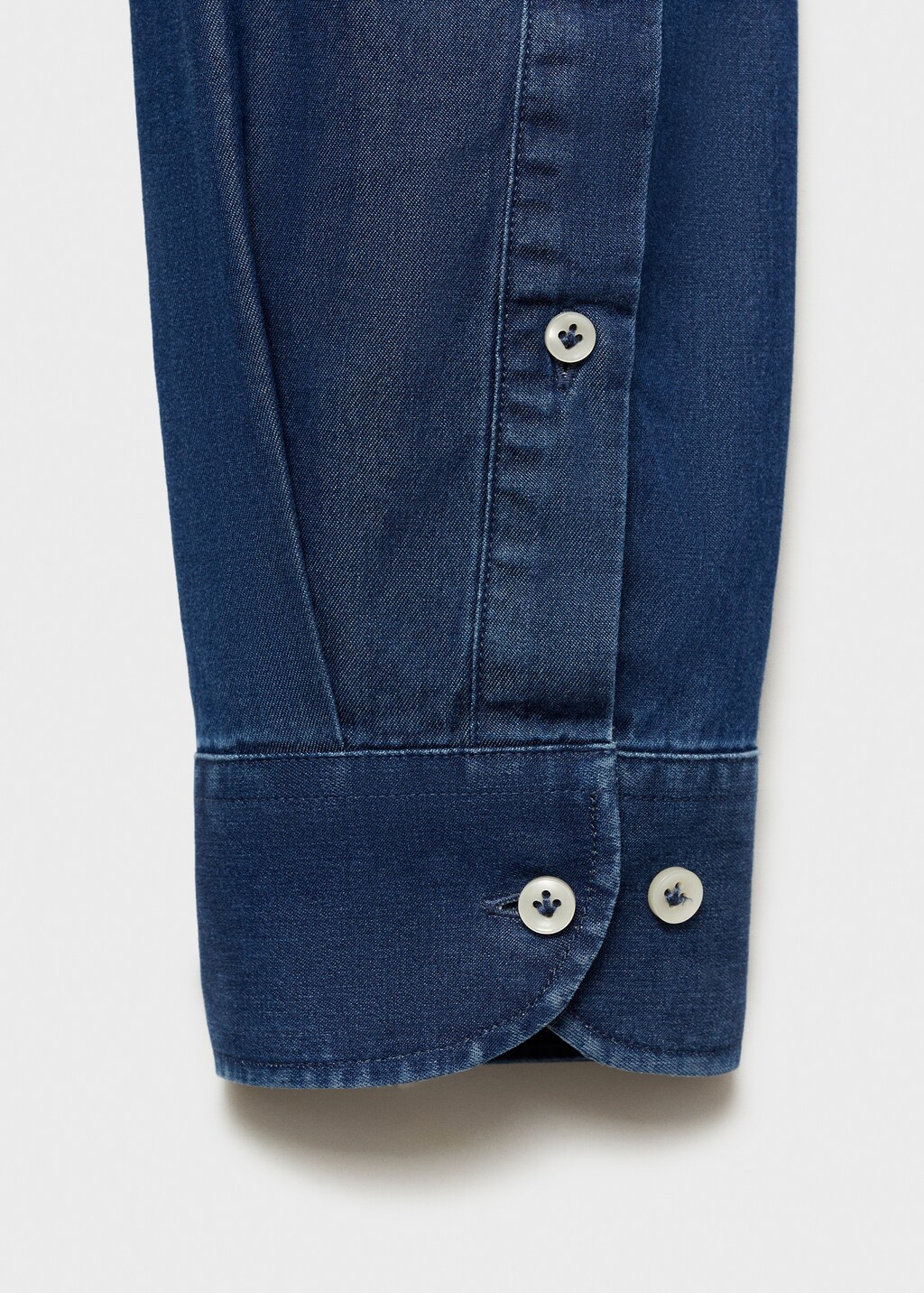Slim fit cotton chambray shirt 9 Slim fit cotton chambray shirt