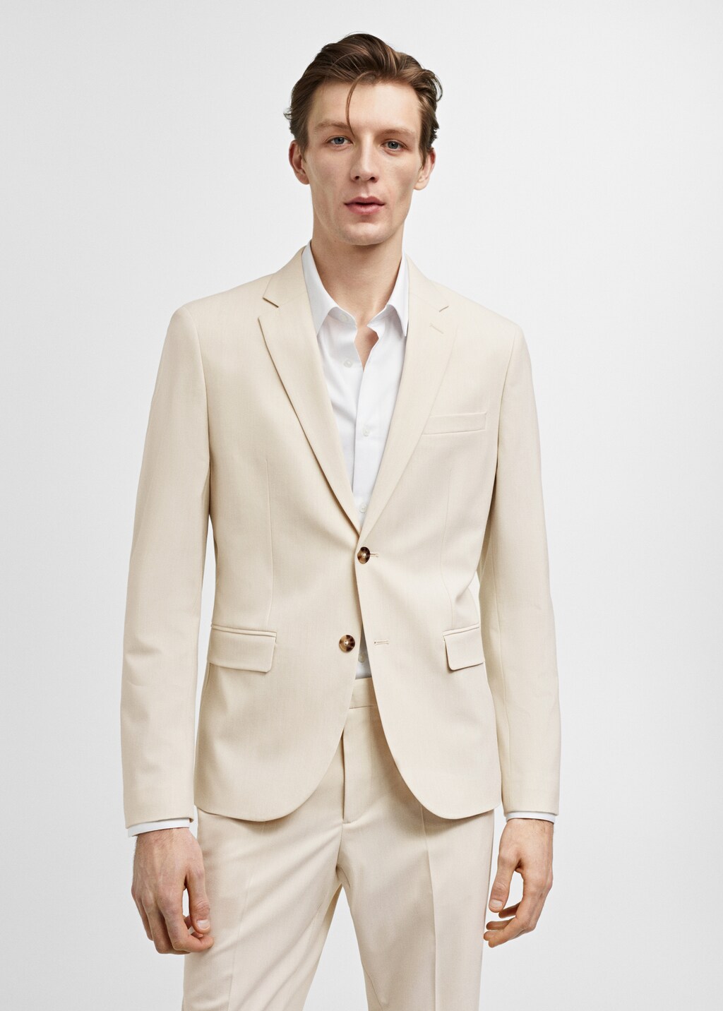 Super slim-fit suit jacket in stretch fabric