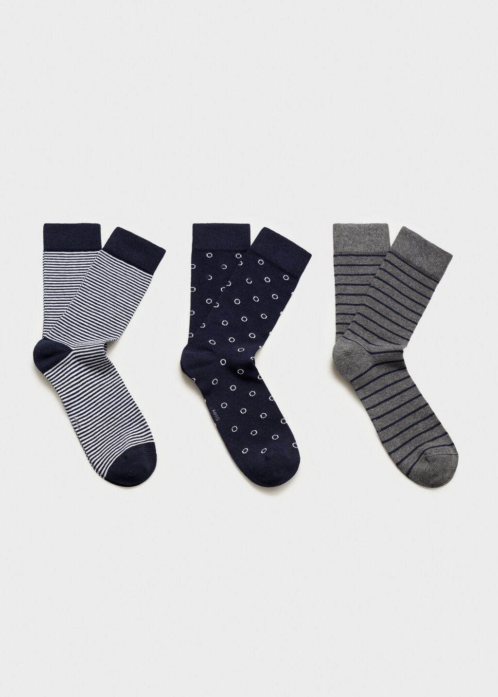 3 pack mixed socks