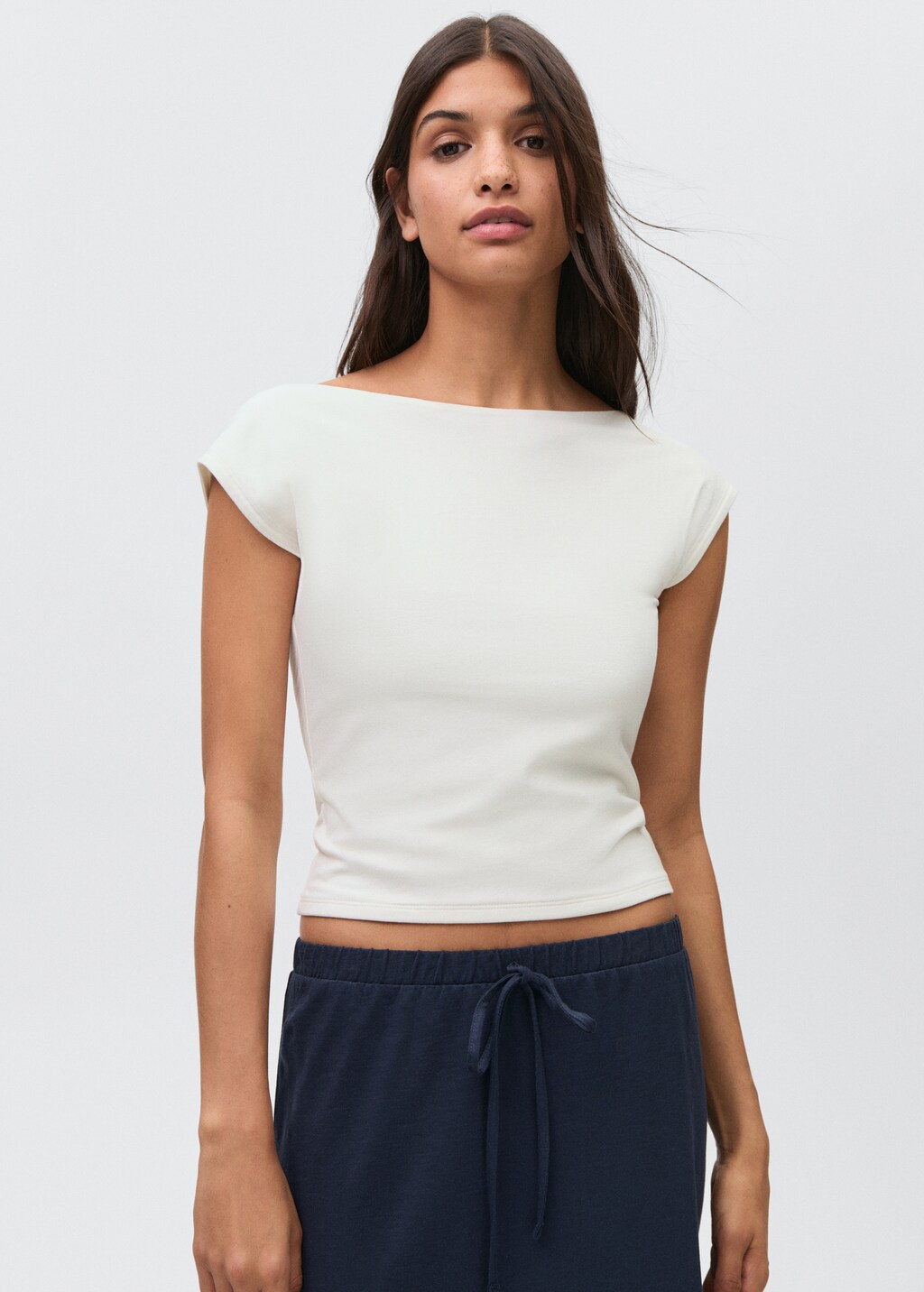 Long knitted skirt
