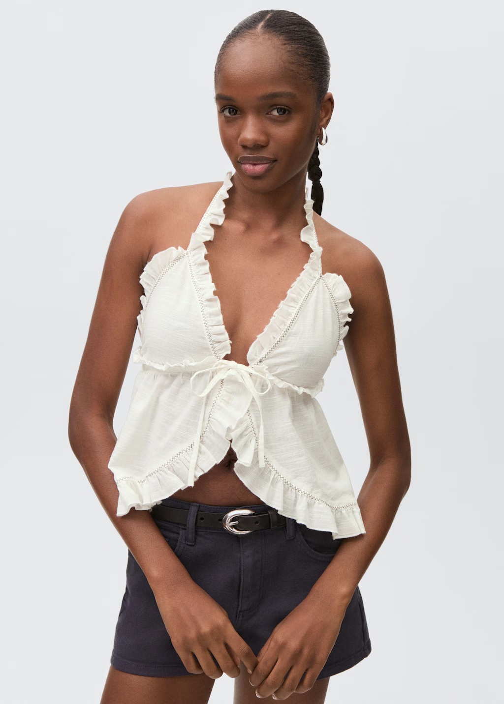 Top with bow closure