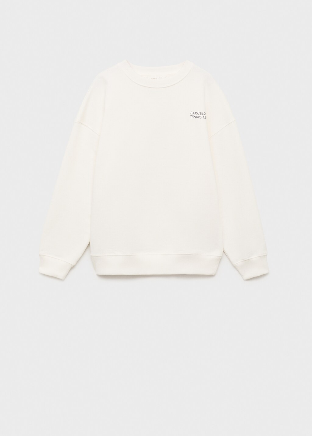 Printed cotton sweatshirt