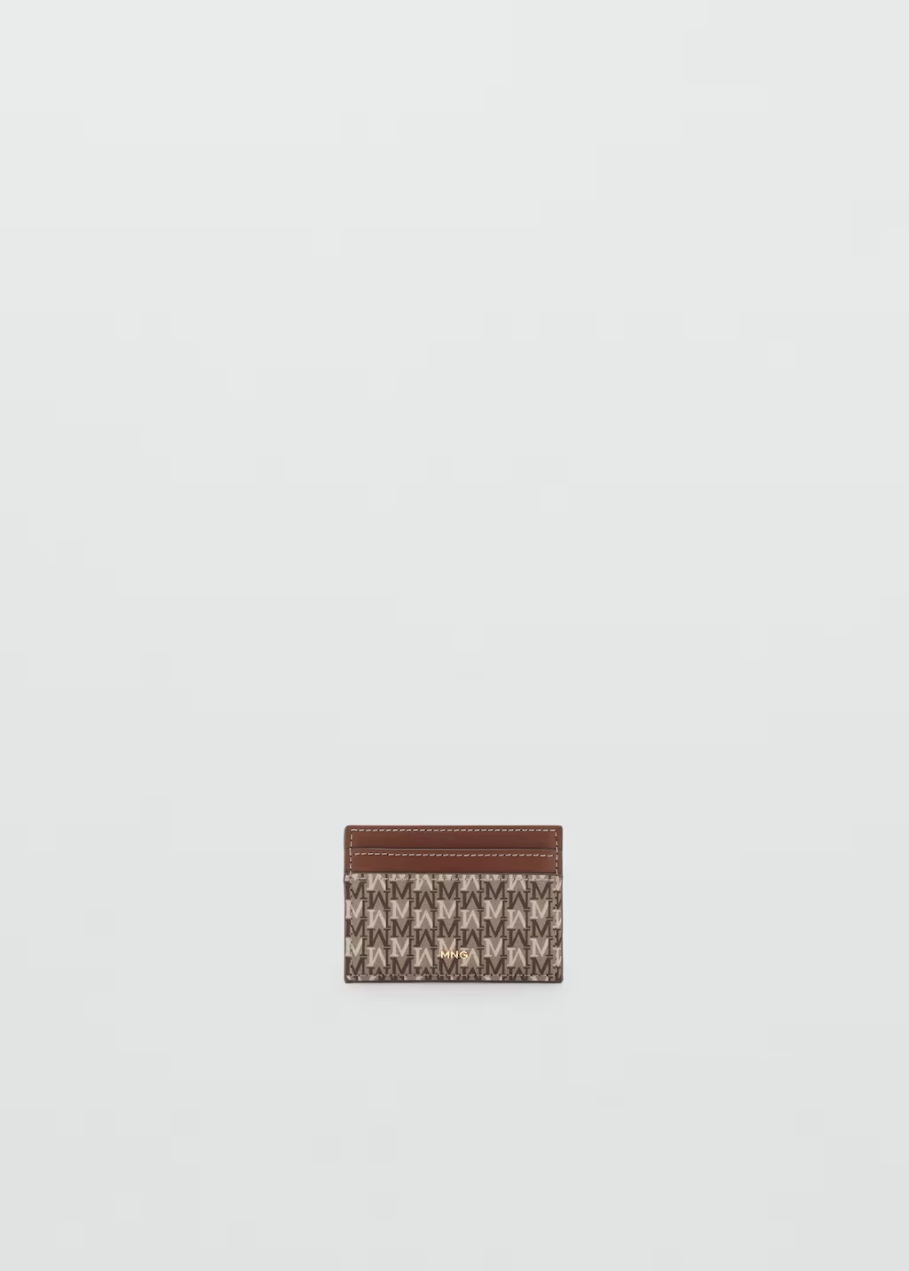 Card holder with printed logo