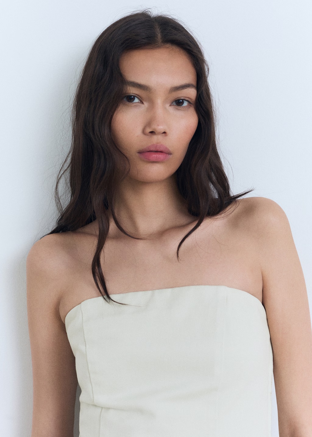 Strapless flared top