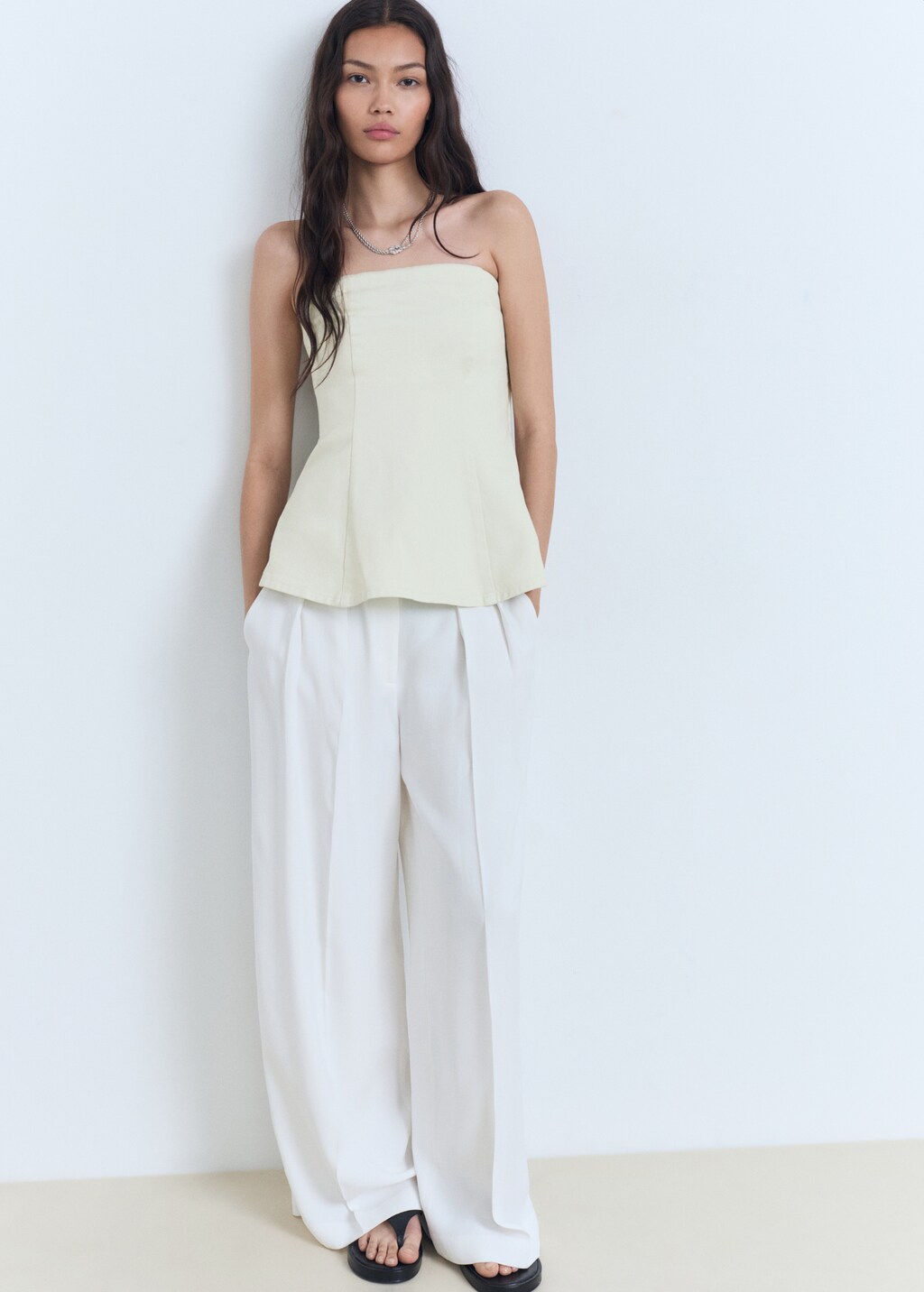 Strapless flared top 6 Strapless flared top