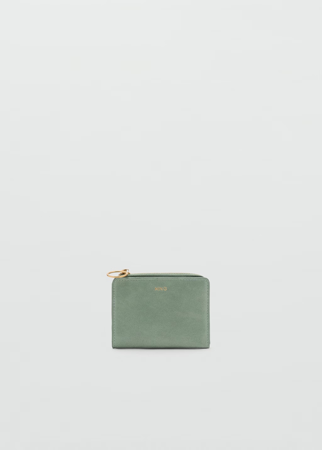 Wallet with flap and zipper