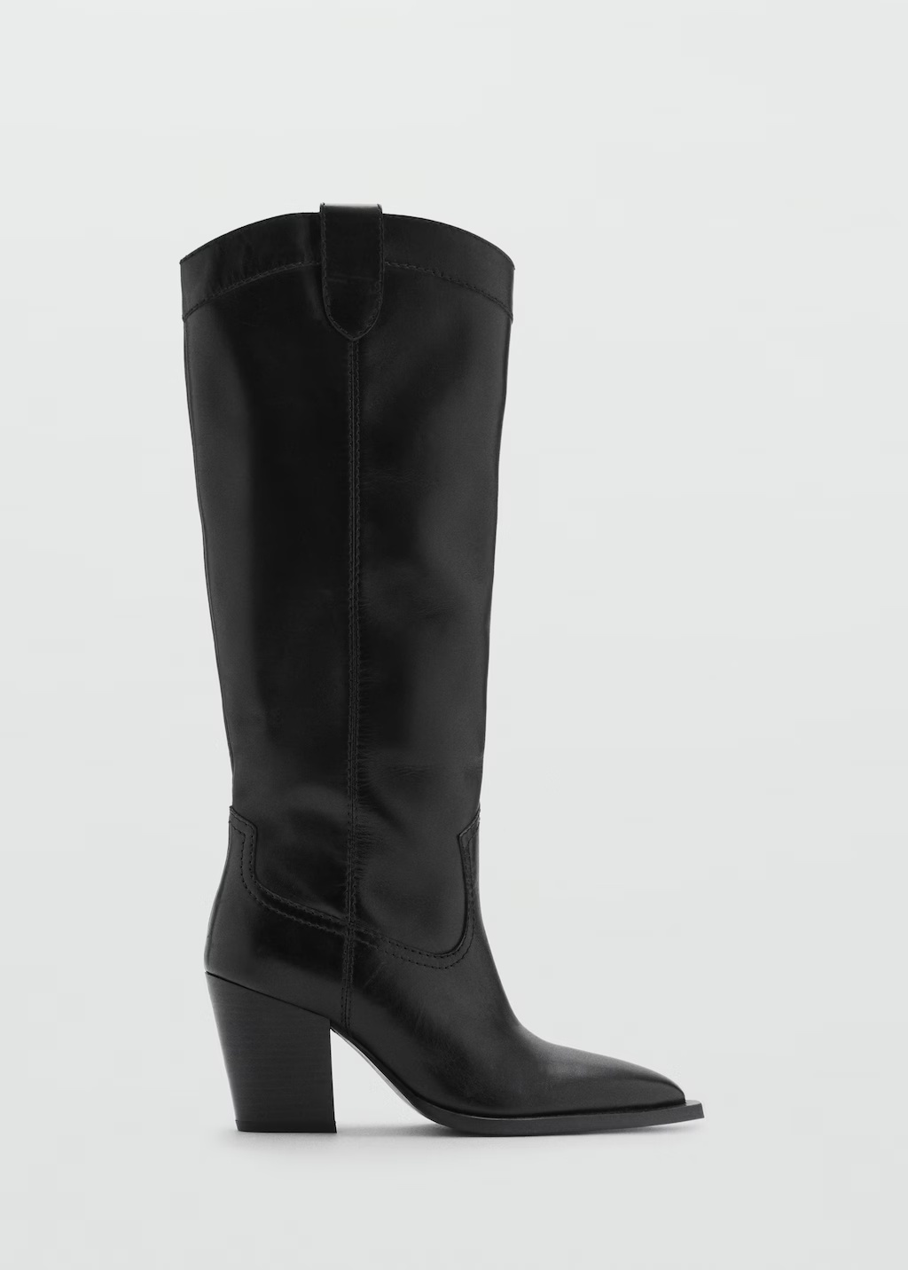 Cowboy leather boots