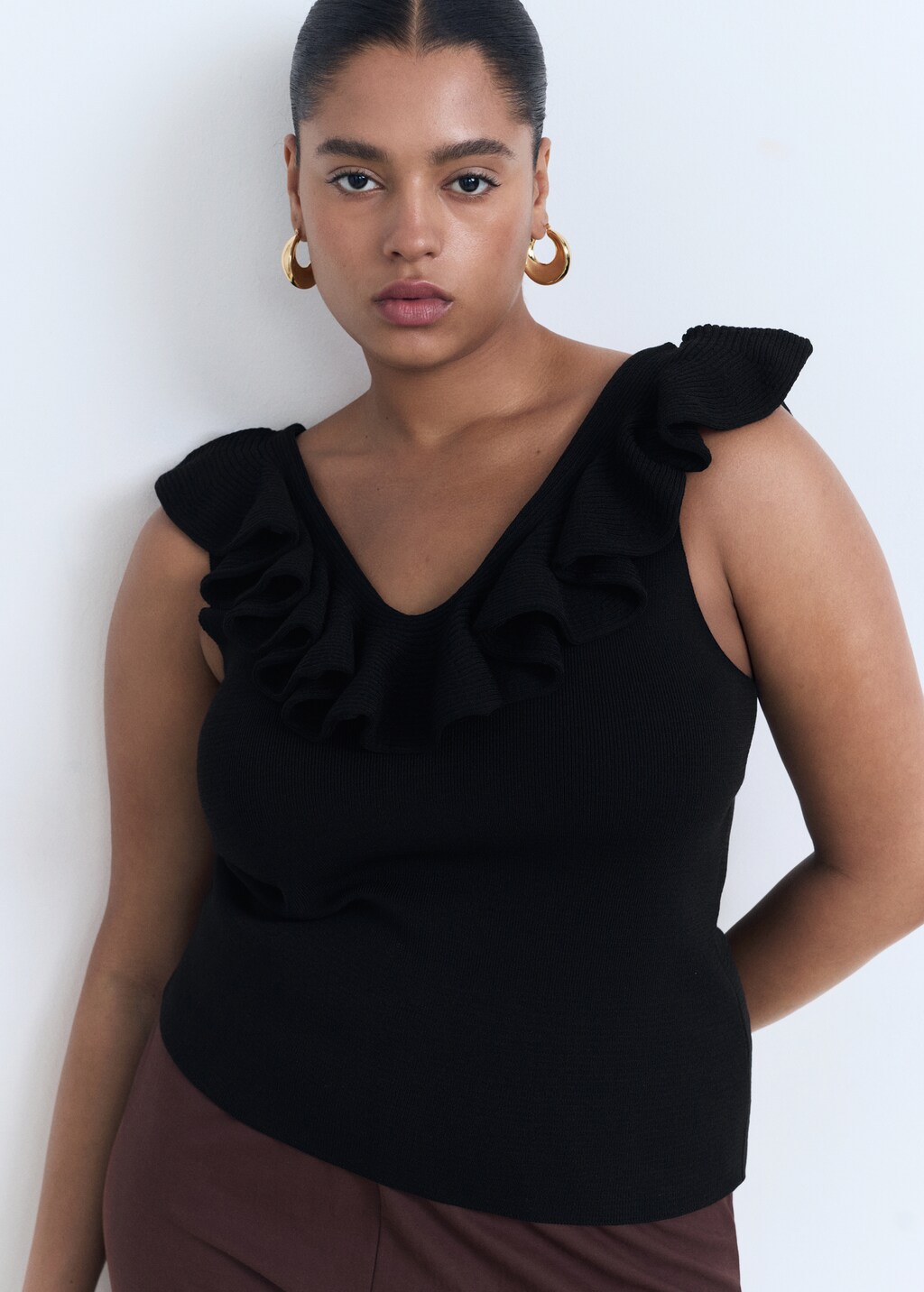 Ruffle knit top 8 Ruffle knit top