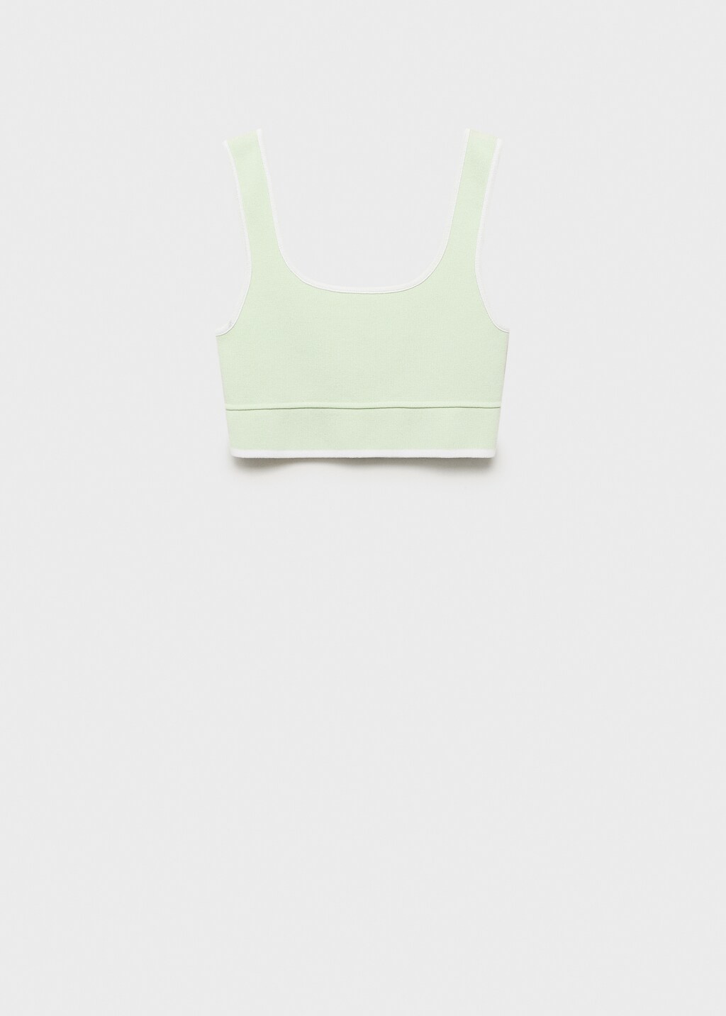 Knitted top with contrasting trim 8 Knitted top with contrasting trim