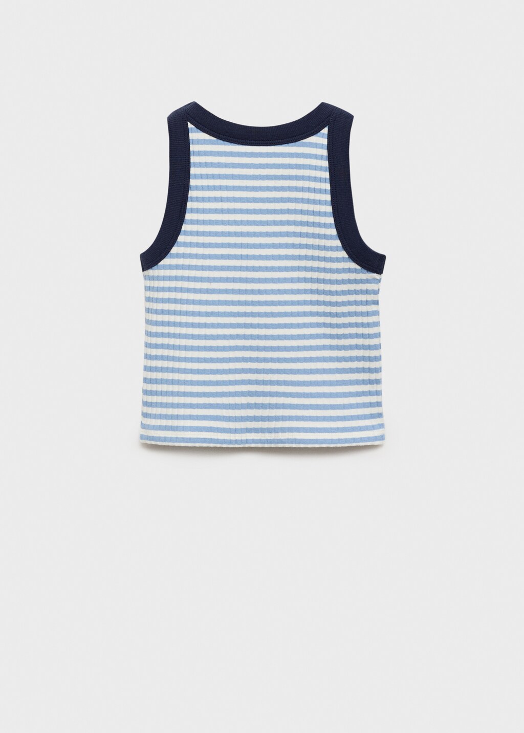 Striped cotton-blend top 7 Striped cotton-blend top