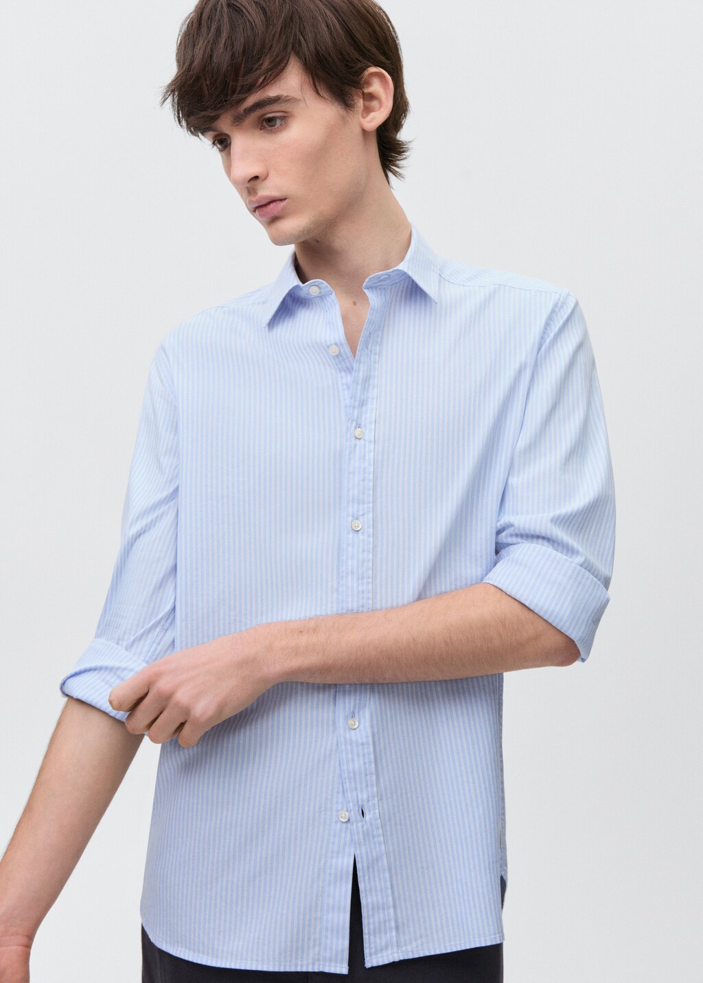 Striped cotton shirt