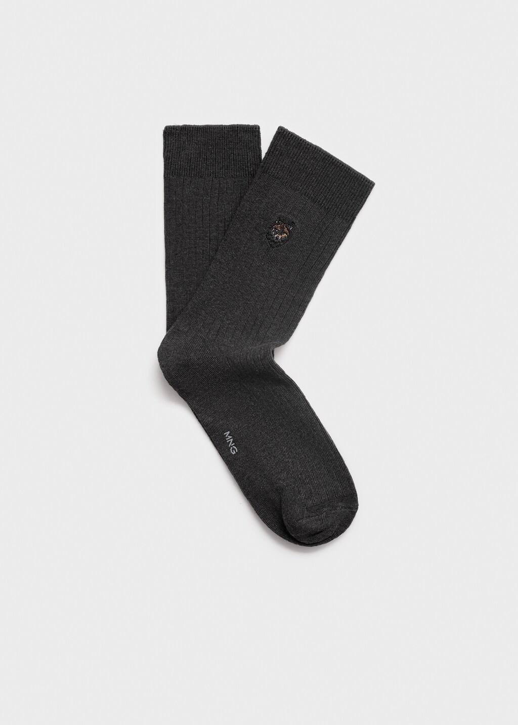 Embroidered cotton socks