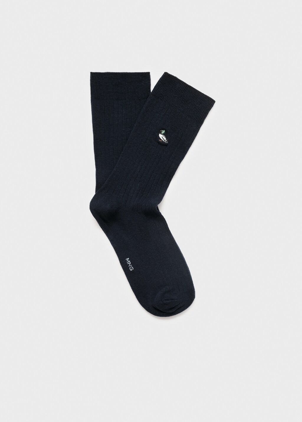 Embroidered cotton socks