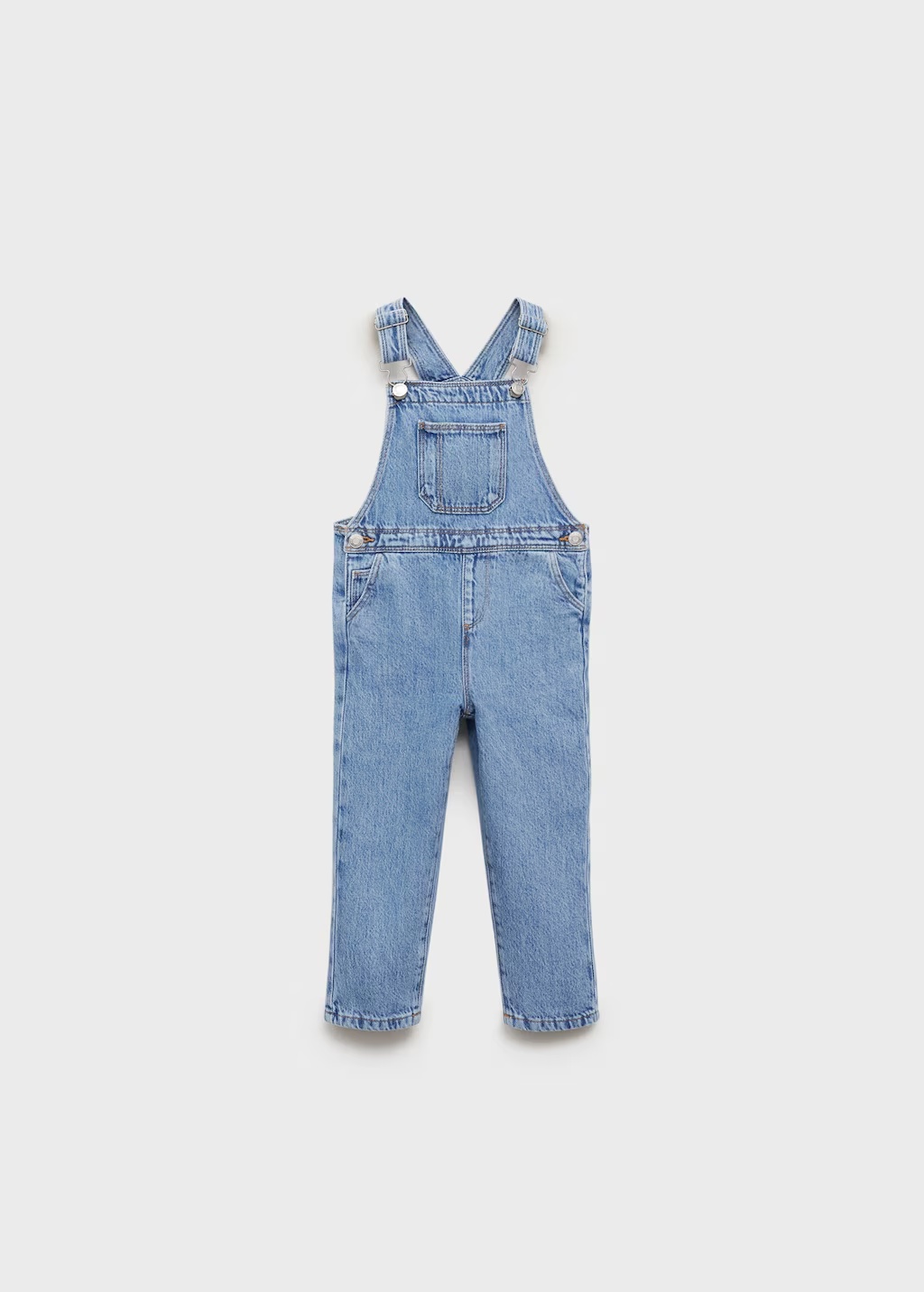 Long denim overalls with pocket 3 Long denim overalls with pocket