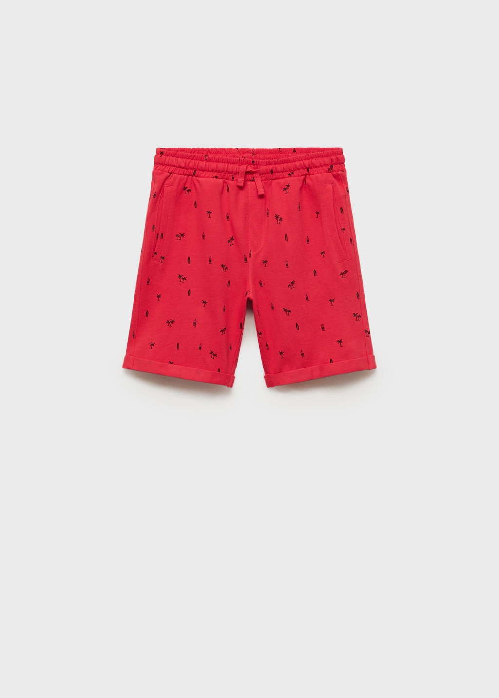 Printed Bermuda shorts