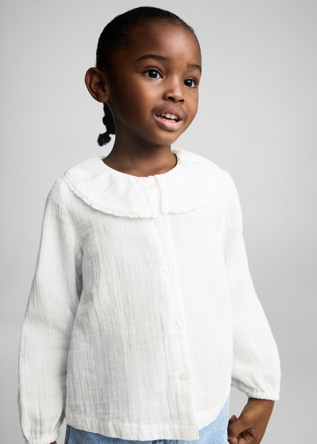 Cheesecloth cotton blouse