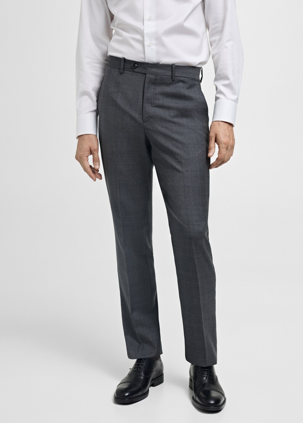 Venecia 100% virgin wool Prince of Wales check suit pants