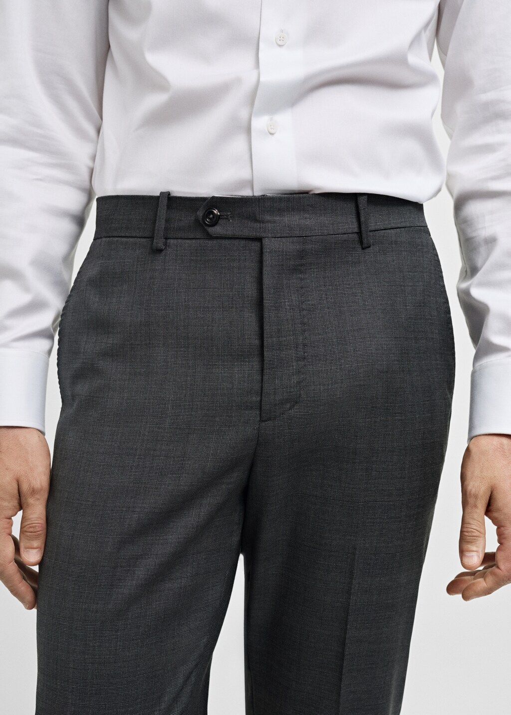 Venecia 100% virgin wool Prince of Wales check suit pants 5 Venecia 100% virgin wool Prince of Wales check suit pants