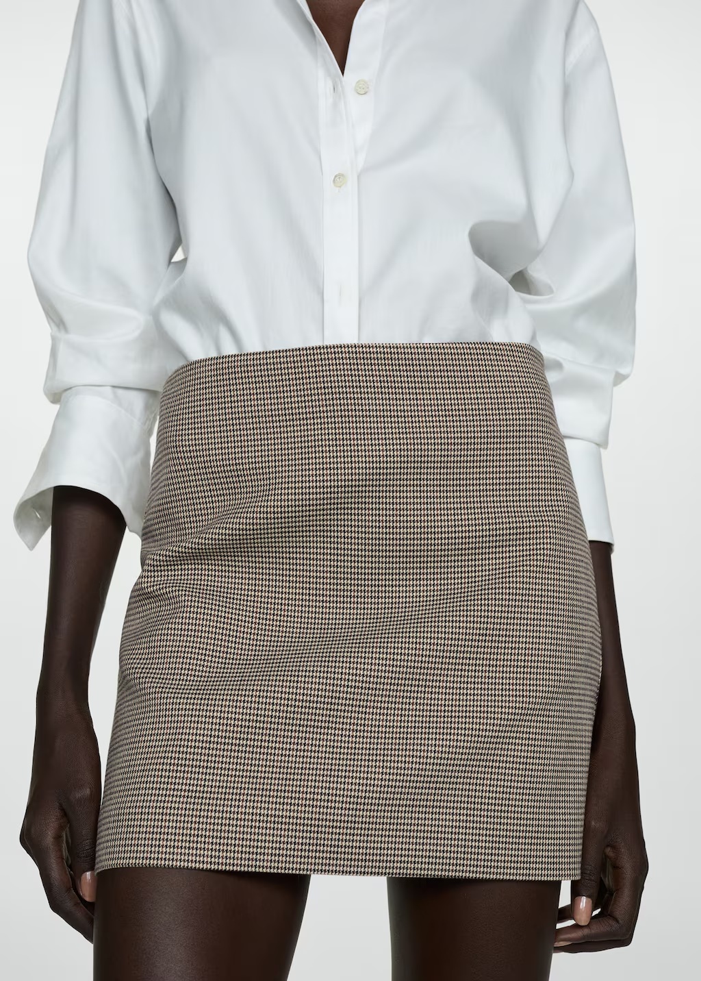 Houndstooth miniskirt