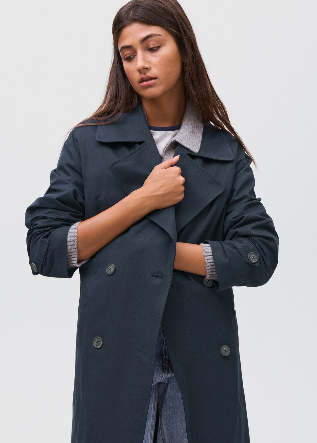 Classic trench coat with belt