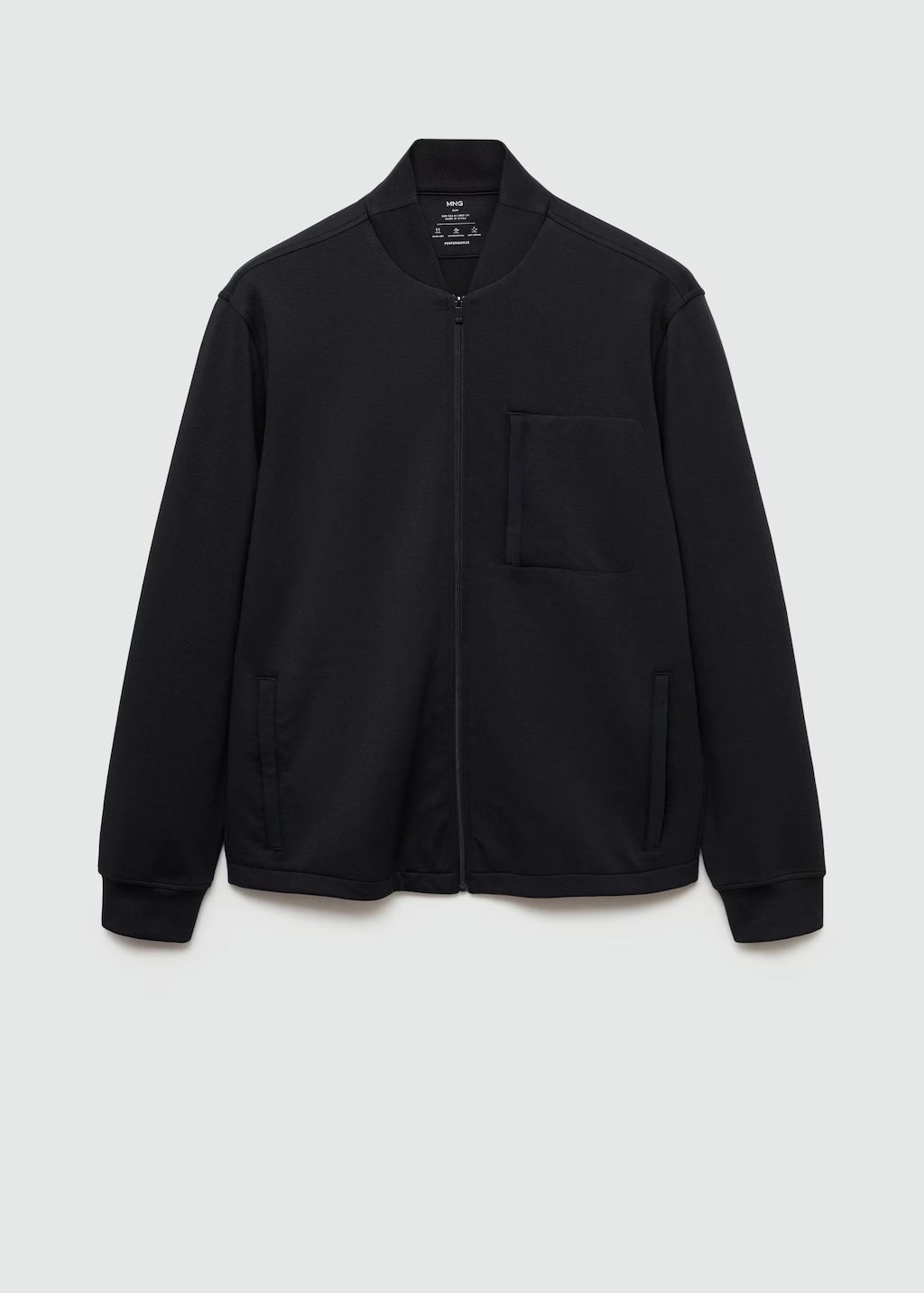 Bomber sweatshirt with anti-odour technology 8 Bomber sweatshirt with anti-odour technology