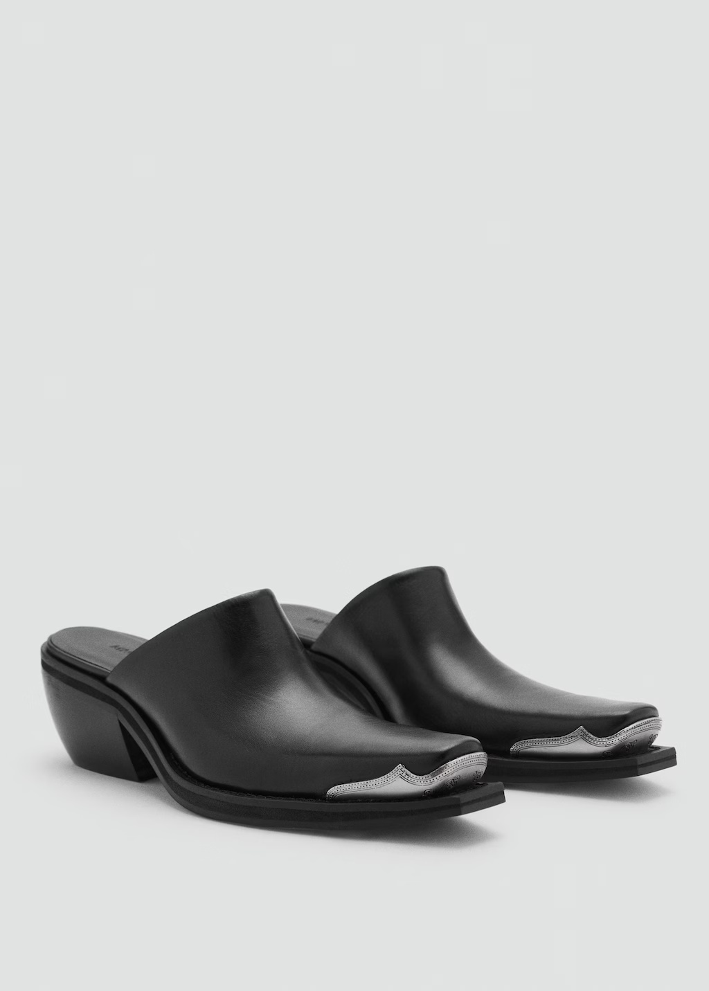 Leather shoes with metallic toe 4 Leather shoes with metallic toe