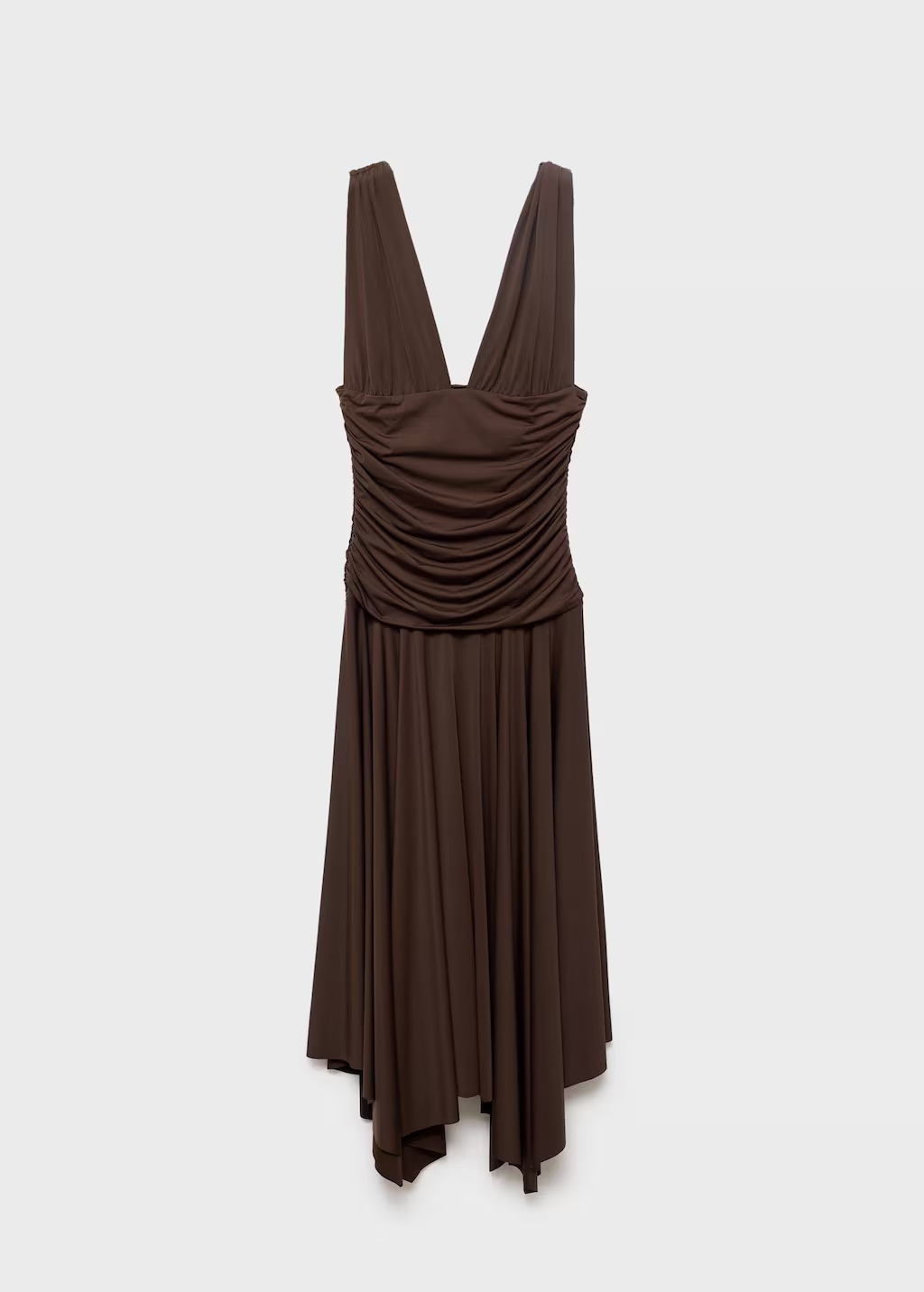 Long dress with contrasting design 8 Long dress with contrasting design