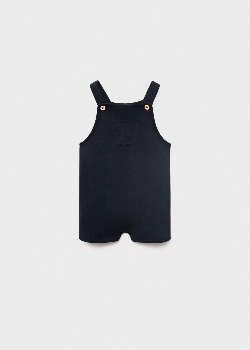 Short cotton dungarees