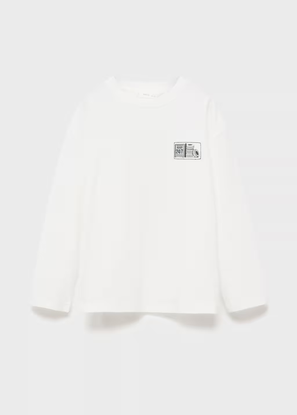 Printed long sleeve t-shirt
