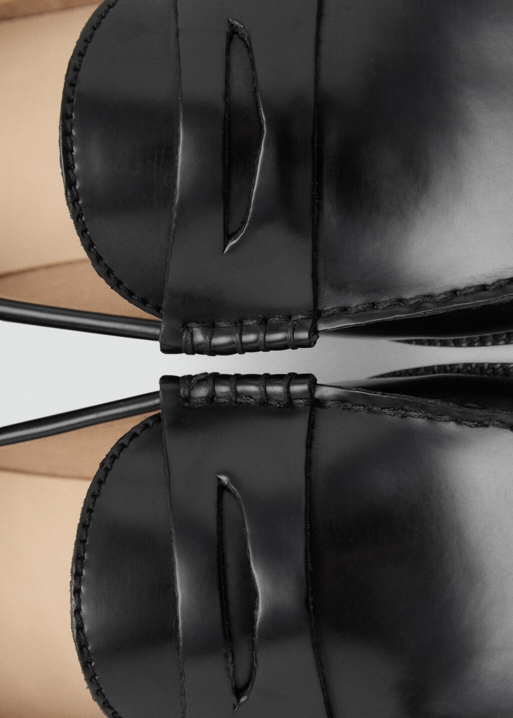 Leather-effect moccasin 4 Leather-effect moccasin