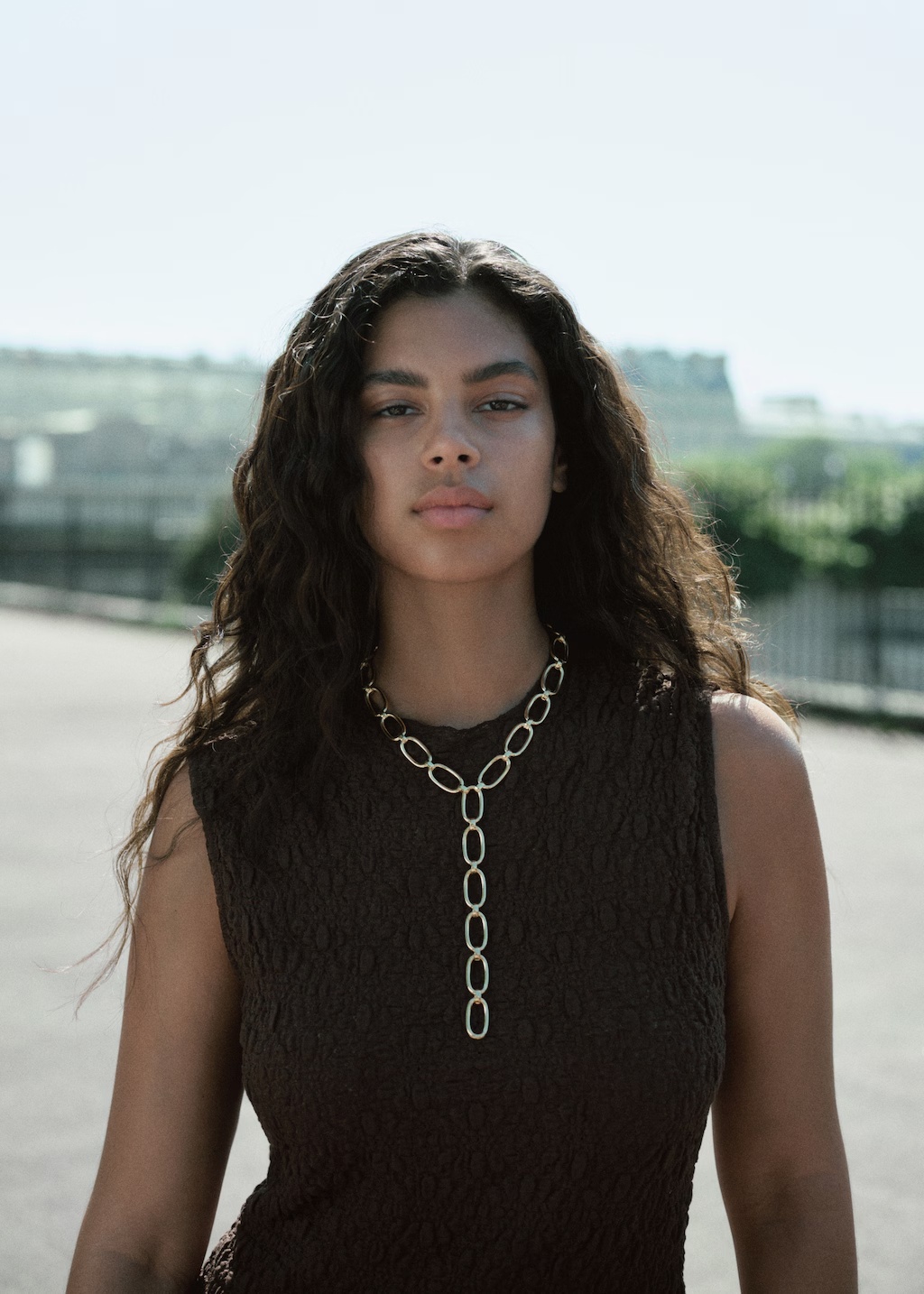 Lariat-design necklace