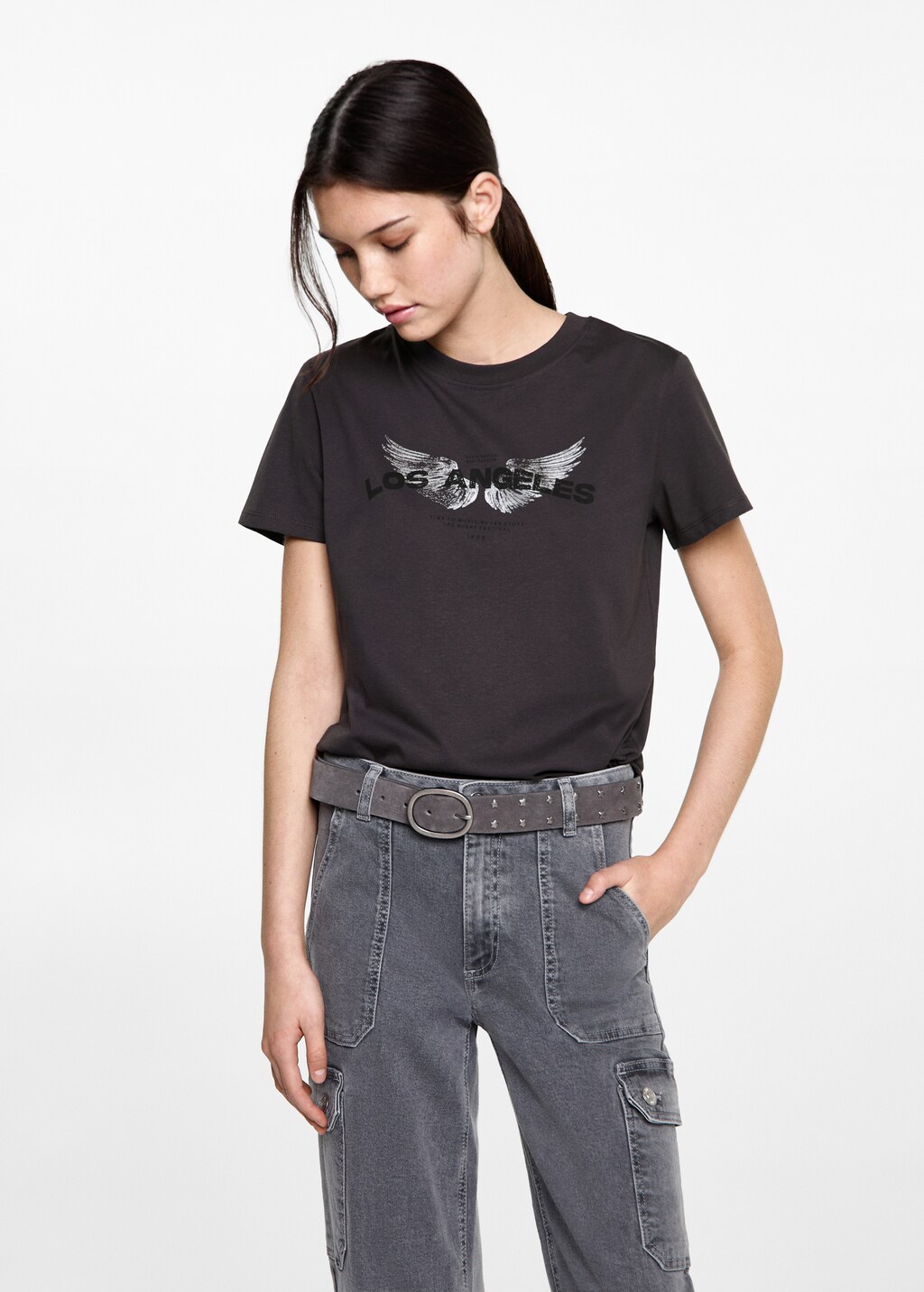 Short-sleeved printed t-shirt