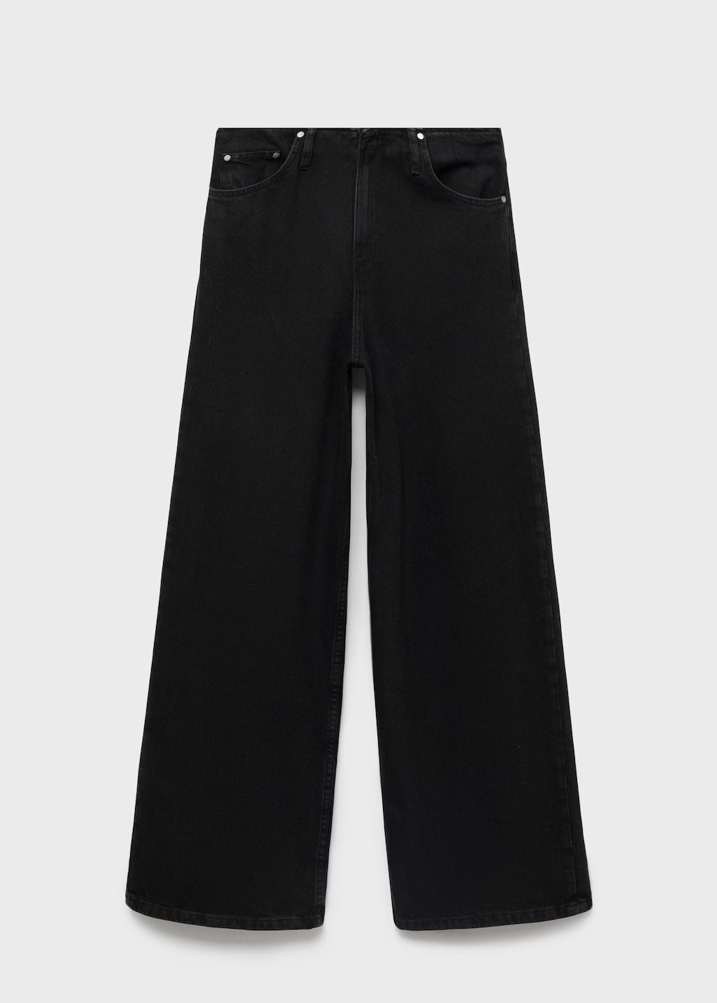 Wide leg mid-rise jeans 3 Wide leg mid-rise jeans