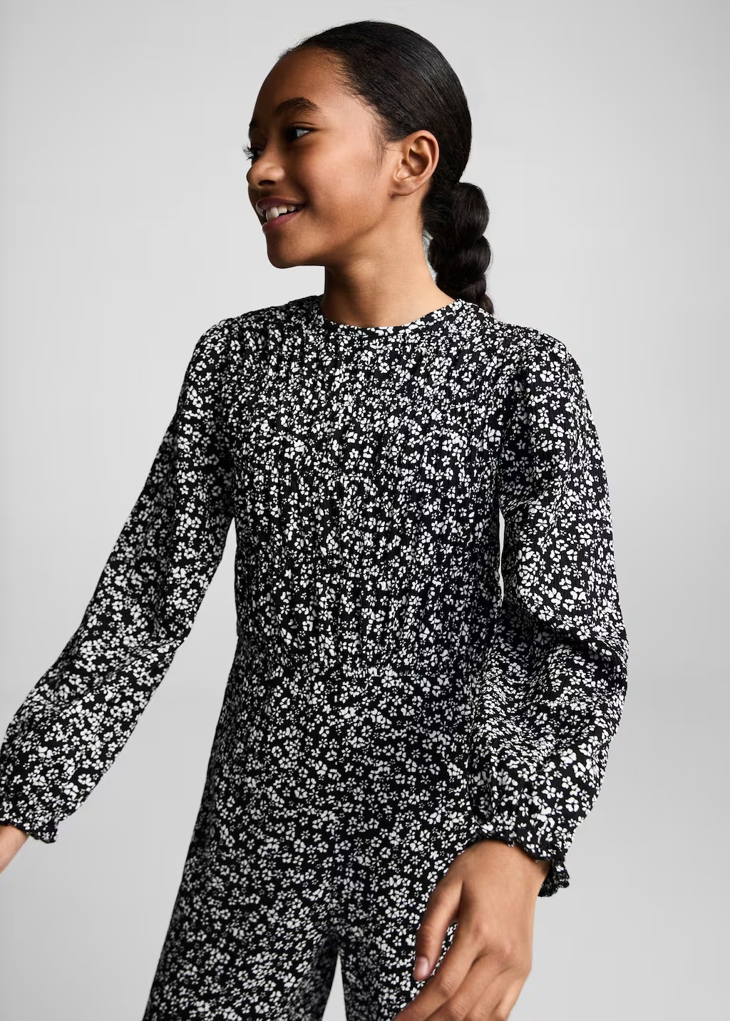 Floral print jumpsuit